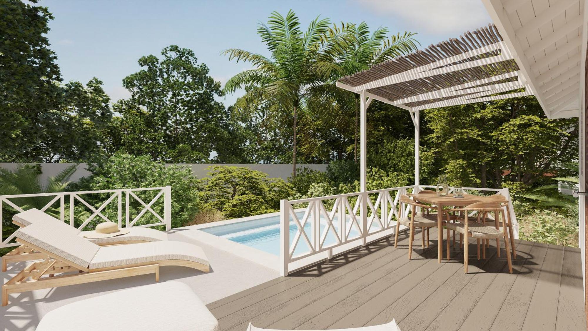 Botanique Bungalows Westpunt מראה חיצוני תמונה